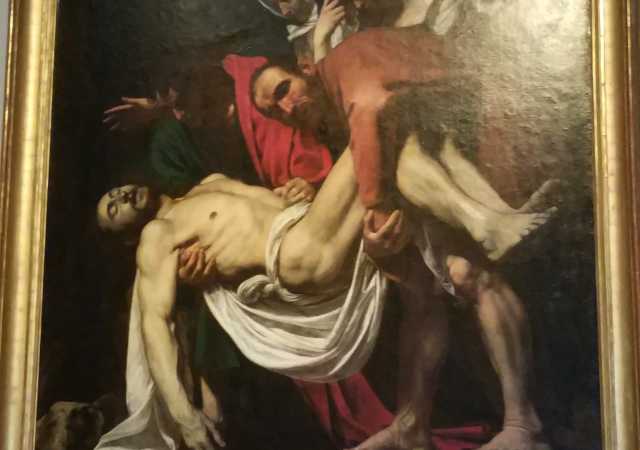 Caravaggio - Złożenie do grobu - Muzea Watykańskie